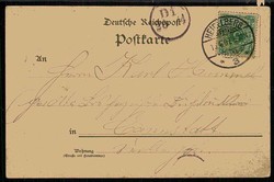 Mehrfarbige Lithokarte 'Gruß aus Heidelberg' (vers. Ansichten), ...