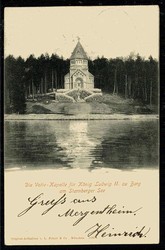 S/w.-Karte 'Votiv-Kappelle zum Berg am Starnberger See', gelaufen ...