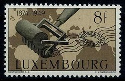 8 Fr. Weltpostverein 1949, gute Erhaltung.