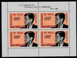 Kennedy-Block 1964, postfrisch.