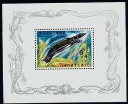 Reptilien-Block 1965, Erhaltung einwandfrei.