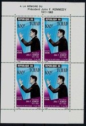 Kennedy-Block 1964, postfrisch.