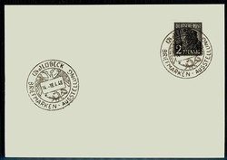SST-Beleg mit SST 'Lübeck - Briefmarkenausstellung 1948'.
