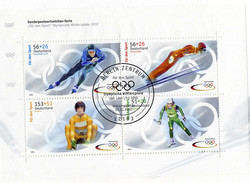 Sporthilfe Olympische Winterspiele-Heftchen 2002, sauber gest.