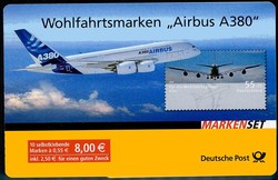 Wohlfahrt Luftfahrzeuge-Heftchen 2008 'Airbus A380', sauber gest.