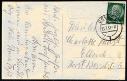 Waltersdorf bei Neumühle über Greiz, Landpoststempel / ...