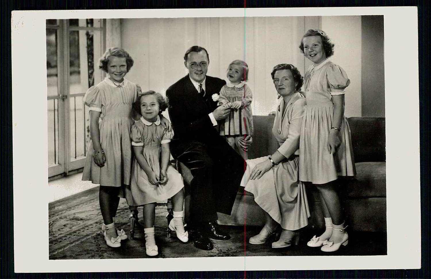 Niederlande, Erinnerungs-Pressekarte vom Juli 1949, hier die ...