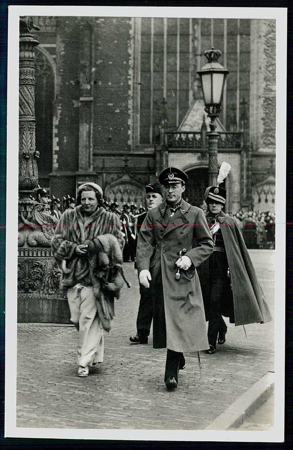 Niederlande, Erinnerungs-Pressekarte vom Februar 1952, hier das ...