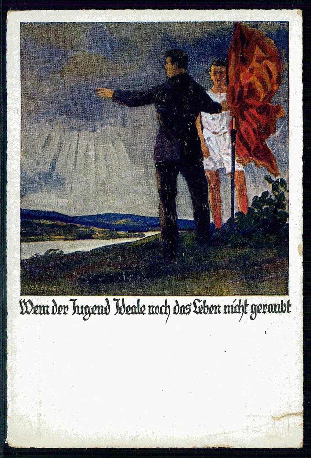 Spendenkarte der deutschen Turnerschaft zum Besten des deutschen ...