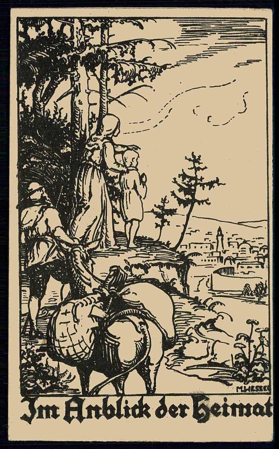 Spendenkarte für die vertriebenen Auslandsdeutschen (Ostpreussen), ...