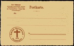 Fotokarte zu den Oberammergauer Passionsspielen 1900, hier Petrus ...