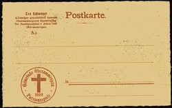 Fotokarte zu den Oberammergauer Passionsspielen 1900, hier Christus ...