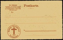 Fotokarte zu den Oberammergauer Passionsspielen 1900, hier Abendmahl, ...