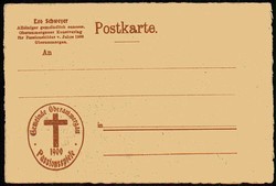 Fotokarte zu den Oberammergauer Passionsspielen 1900, hier Christi ...