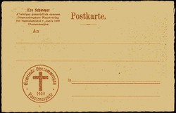 Fotokarte zu den Oberammergauer Passionsspielen 1900, hier Lasset die ...