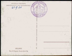 Fotokarte zu den Oberammergauer Passionsspielen 1960, hier der ...