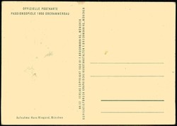 Fotokarte zu den Oberammergauer Passionsspielen 1950, hier Petrus, ...