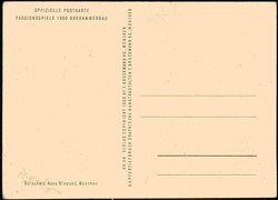 Fotokarte zu den Oberammergauer Passionsspielen 1950, hier Pieta, ...