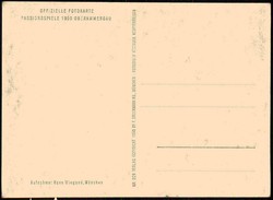 Fotokarte zu den Oberammergauer Passionsspielen 1950, hier Jesus vor ...