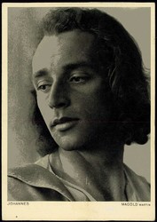 Fotokarte zu den Oberammergauer Passionsspielen 1950, hier Johannes, ...