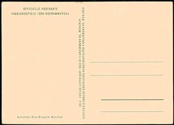 Fotokarte zu den Oberammergauer Passionsspielen 1950, hier Johannes, ...