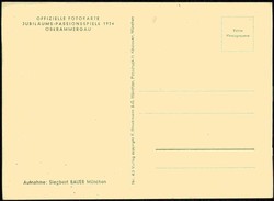 Fotokarte zu den Oberammergauer Passionsspielen 1934, hier 'An's ...