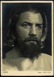 Fotokarte zu den Oberammergauer Passionsspielen 1934, hier Jesus, ...