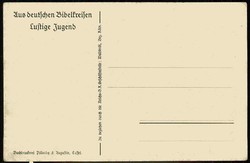 Werbekarte 'Aus deutschen Bibelreisen - Lustige Jugend', ungebraucht, ...