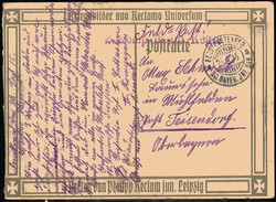 Erinnerungskarte an die Schlacht von Saarburg August 1914, mit ...