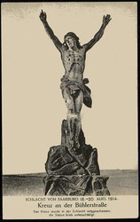 Erinnerungskarte an die Schlacht von Saarburg August 1914, mit ...