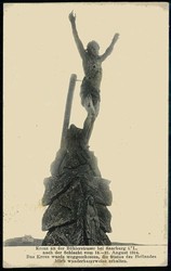 Erinnerungskarte an die Schlacht von Saarburg August 1914, mit ...