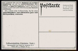 Ca. 1909, Informationskarte vom Bund der Landwirte um 1910, ...