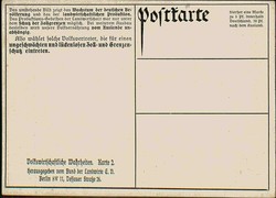 Ca. 1909, Informationskarte vom Bund der Landwirte um 1910, ...