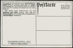 Ca. 1909, Informationskarte vom Bund der Landwirte um 1910, ...