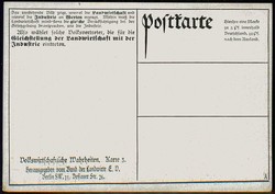 Ca. 1909, Informationskarte vom Bund der Landwirte um 1910, ...