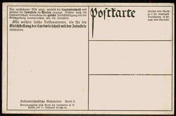 Ca. 1909, Informationskarte vom Bund der Landwirte um 1910, ...
