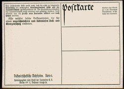 Ca. 1909, Informationskarte vom Bund der Landwirte um 1910, ...