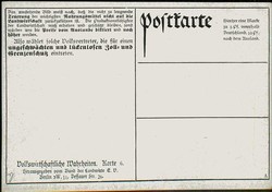 Ca. 1909, Informationskarte vom Bund der Landwirte um 1910, ...