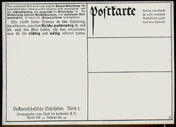 Ca. 1909, Informationskarte vom Bund der Landwirte um 1910, ...