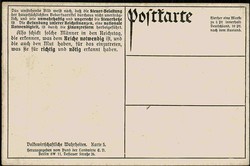 Ca. 1909, Informationskarte vom Bund der Landwirte um 1910, ...