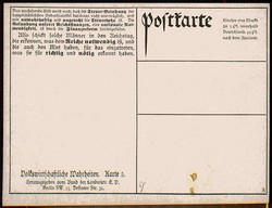 Ca. 1909, Informationskarte vom Bund der Landwirte um 1910, ...