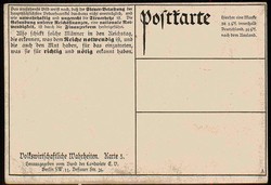 Ca. 1909, Informationskarte vom Bund der Landwirte um 1910, ...