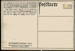 Ca. 1909, Informationskarte vom Bund der Landwirte um 1910, ...