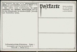 Ca. 1909, Informationskarte vom Bund der Landwirte um 1910, ...