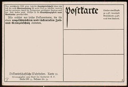 Ca. 1909, Informationskarte vom Bund der Landwirte um 1910, ...