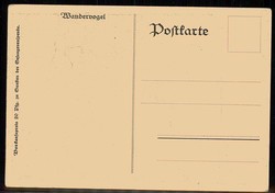 Spendenkarte der Wandervogel-Bewegung zu Gunsten der Gefangenenspende ...