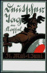 Propagandakarte, Deutscher Park zu Kassel 1924, ungebraucht, selten, ...