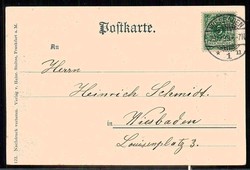 Patriotik Karte '100 Jahre Postkarte 1900', gelaufen Dez. 1899, gute ...