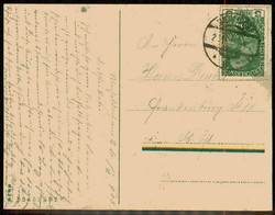 Propagandakarte aus der Zeit des I. WK, hier 'Deutscher Zorn', ...