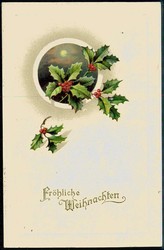 Säckingen, Prägedruck Weihnachtskarte, gelaufen 1912, gute ...